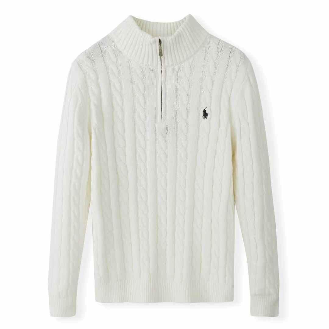Knit quarter zip